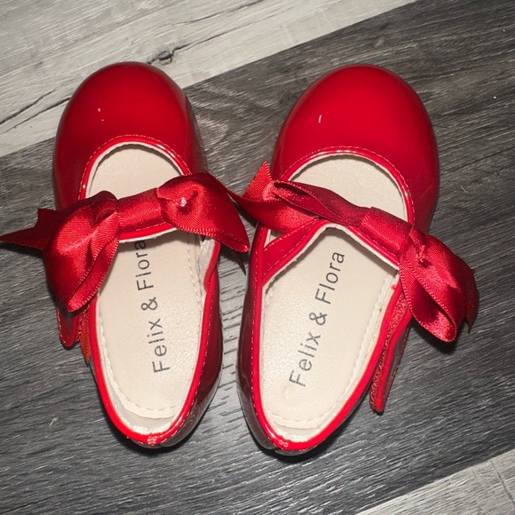 Red Kids Shoes - Picture 3 of 5